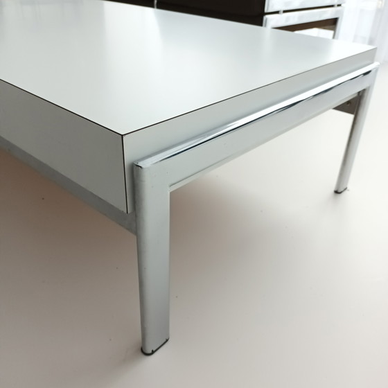 Image 1 of Vintage mid century Hoekbankset met hoektafel en salontafel