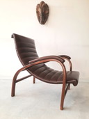 Midcentury verstelbare loungestoel