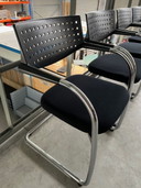 6x Vitra Visavis stoelen