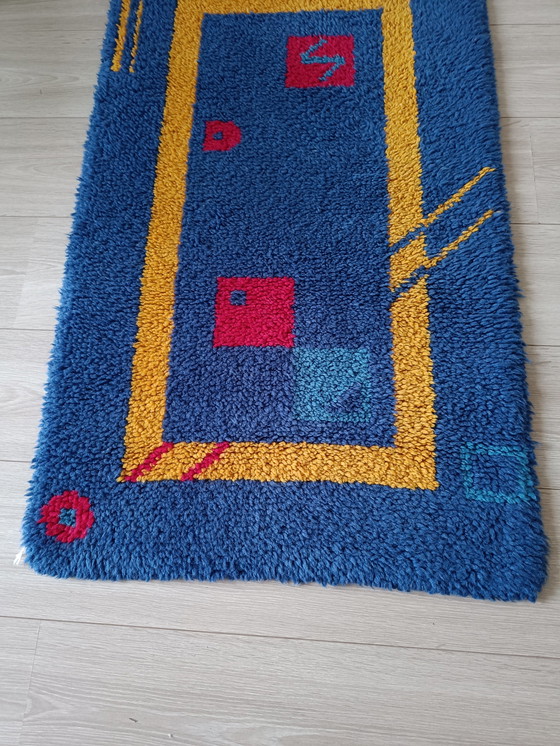 Image 1 of Vintage wand- of vloerkleed jaren 70