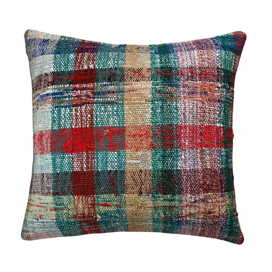 Image 1 of Vintage Turkse Kelim kussenhoes, 60 x 60 cm