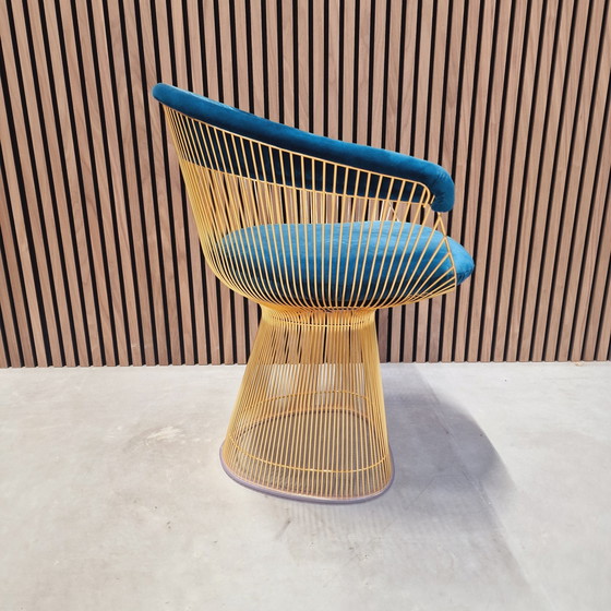 Image 1 of Knoll Warren Platner chair 18krt gold