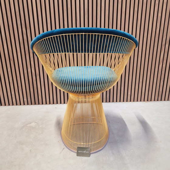 Image 1 of Knoll Warren Platner chair 18krt gold