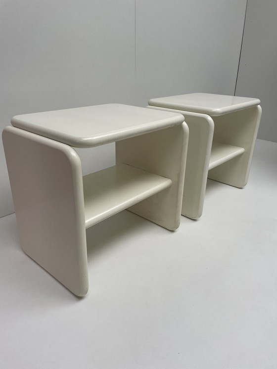 Image 1 of 2x vintage nachtkastjes