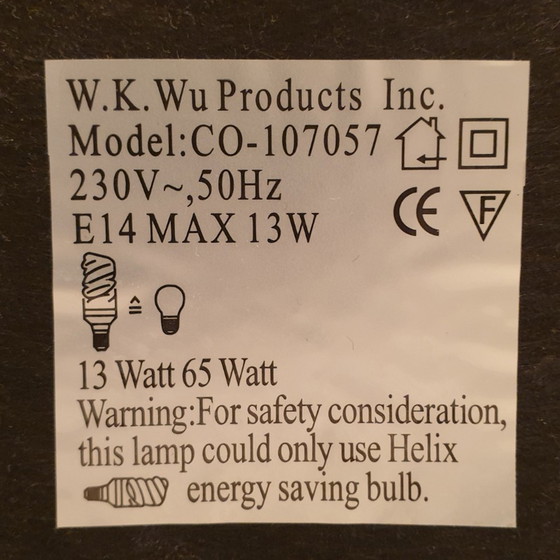 Image 1 of Lamp W.K. Wu Products