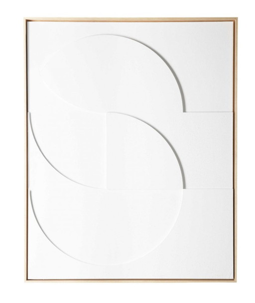 HKliving Ingelijste Reliëf wanddeco – wanddecoratie, Wood