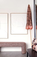 HKliving Ingelijste Reliëf wanddeco