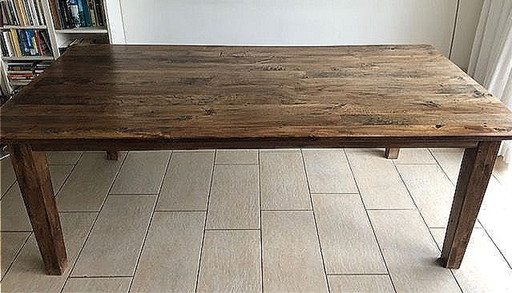 Vintage eetkamertafel