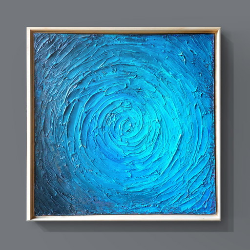 Caroline Seeters Concrete blue stuc-art