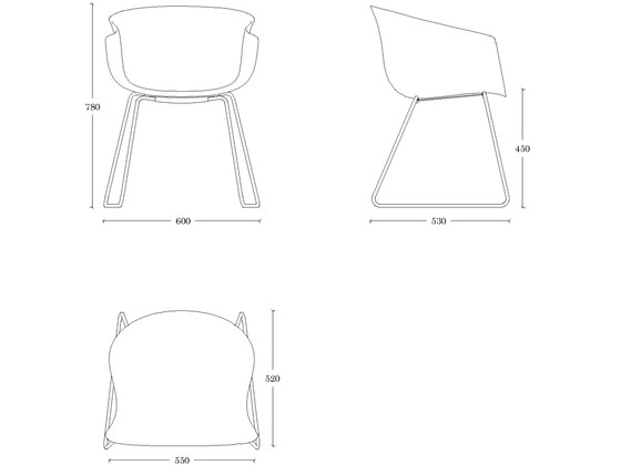 Image 1 of 6 Ondaretta BAI kuipstoelen van Ander Lizaso