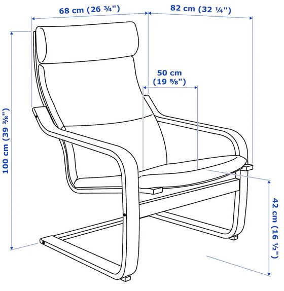 Image 1 of POÄNG fauteuil