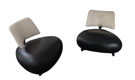 Image 1 of 1x Leolux Pallonne fauteuils