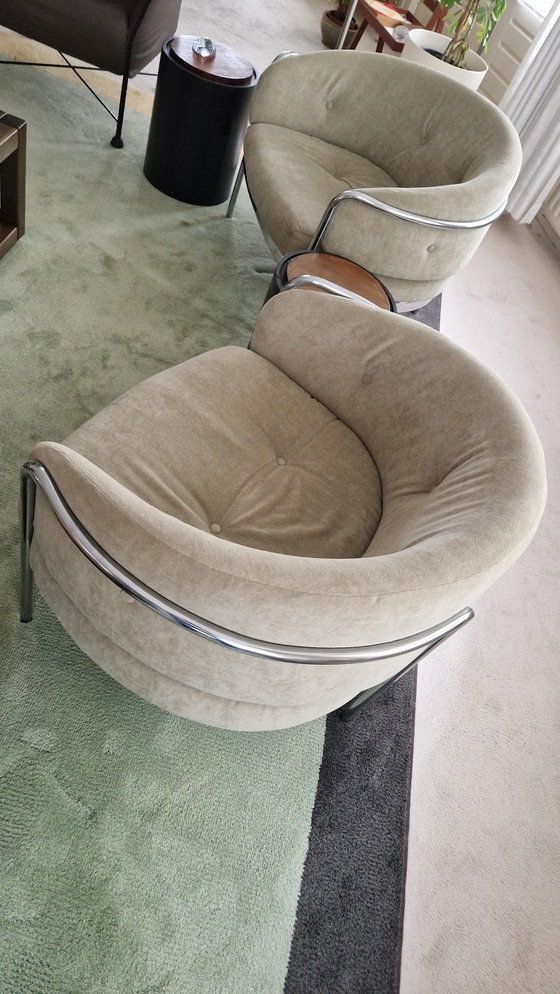 Image 1 of 2x Vintage fauteuils