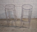2 x Kartell Charles Ghost kruk door Philippe Starck