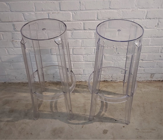 Image 1 of 2 x Kartell Charles Ghost kruk door Philippe Starck