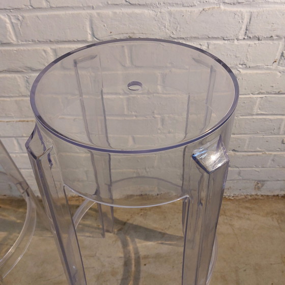 Image 1 of 2 x Kartell Charles Ghost kruk door Philippe Starck