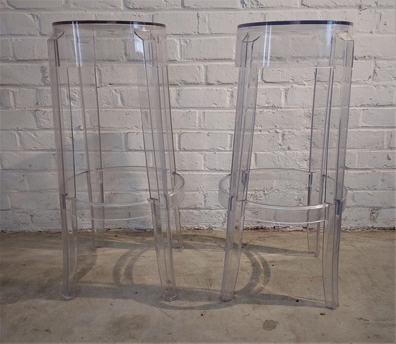 Image 1 of 2 x Kartell Charles Ghost kruk door Philippe Starck