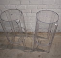 2 x Kartell Charles Ghost kruk door Philippe Starck