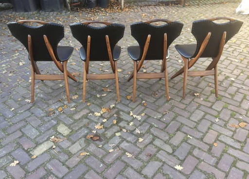 4x Louis van Teeffelen  scissor-chair