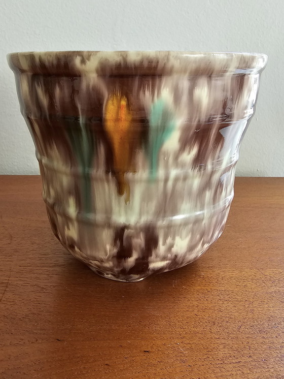 Image 1 of Jasba West Germany Vintage Bloempot Keramiek 