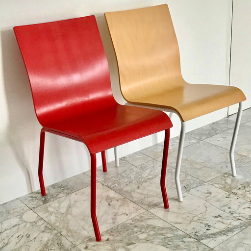 2x Jack Brandsma eetkamerstoelen