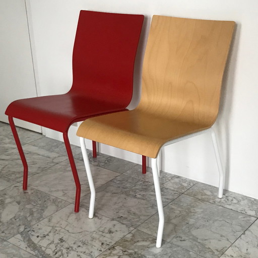 2x Jack Brandsma eetkamerstoelen