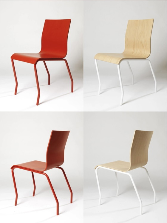 Image 1 of 2x Jack Brandsma eetkamerstoelen