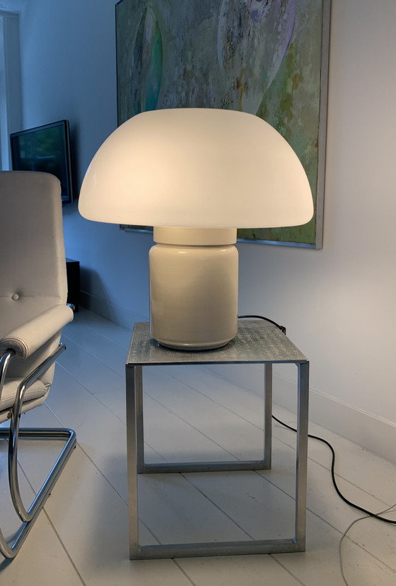 Image 1 of Elio paddenstoel lamp wit.