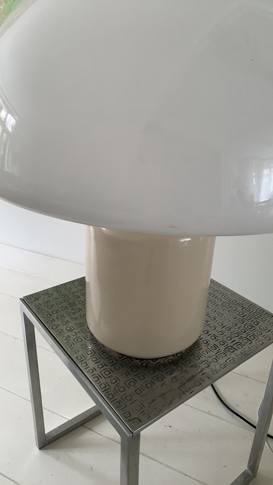 Image 1 of Elio paddenstoel lamp wit.