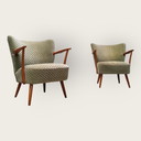 2x Mid Century fauteuils