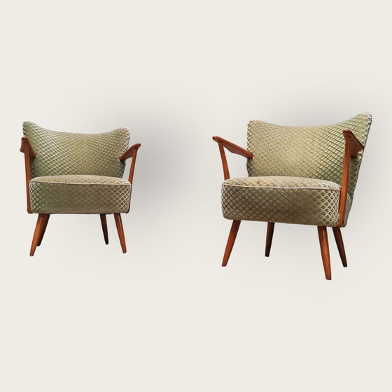 Image 1 of 2x Mid Century fauteuils