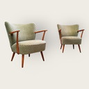2x Mid Century fauteuils