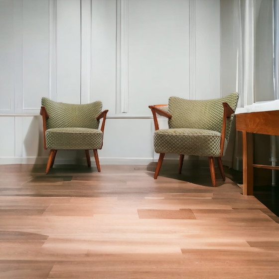 Image 1 of 2x Mid Century fauteuils