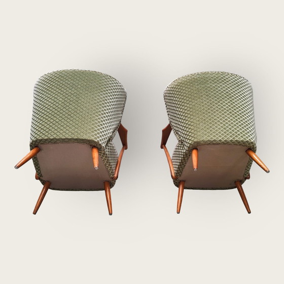 Image 1 of 2x Mid Century fauteuils