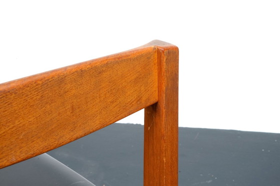 Image 1 of Vintage massief teakhouten Eetkamerstoel , Denemarken, jaren 60, set van 6