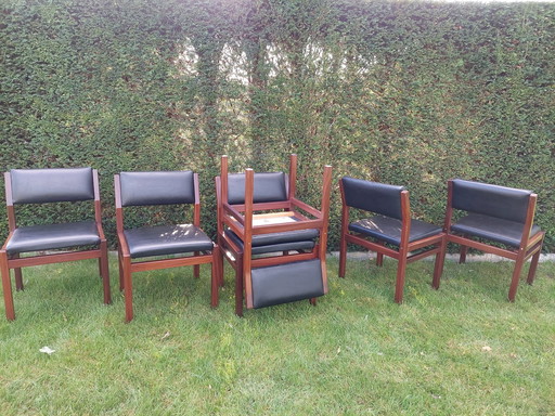 6x pastoe dining chairs