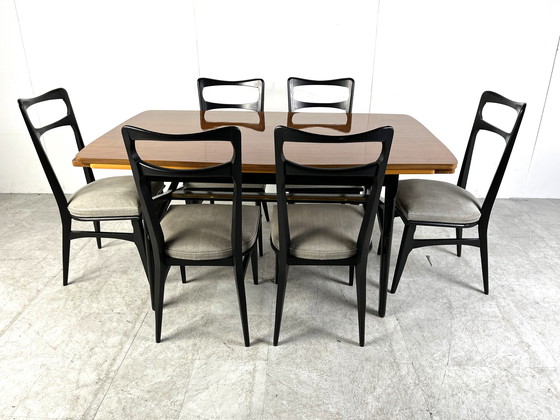 Image 1 of Italiaanse eetset Mid century