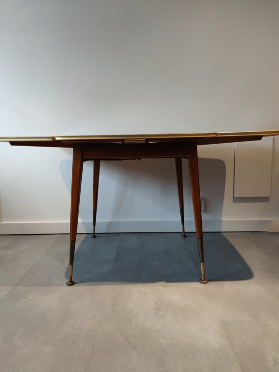 Image 1 of Vintage uitschuifbare eettafel