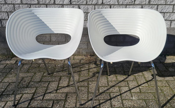 Image 1 of 2x Vitra Tom Vac-stoelen van Ron Arad