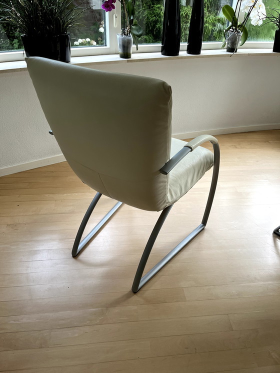 Image 1 of Rolf Benz eettafel + 5x stoelen