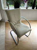 Rolf Benz eettafel + 5x stoelen