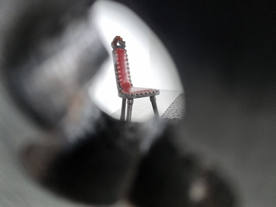 Image 1 of Vintage brutalist eetkamerset