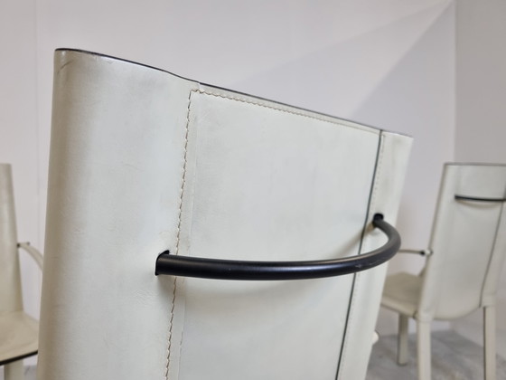 Image 1 of 4 x Carlo Bartoli voor Matteo Grassi eetkamerstoelen