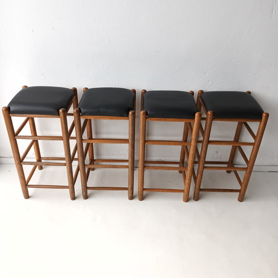 Image 1 of 4x Vintage barkruk