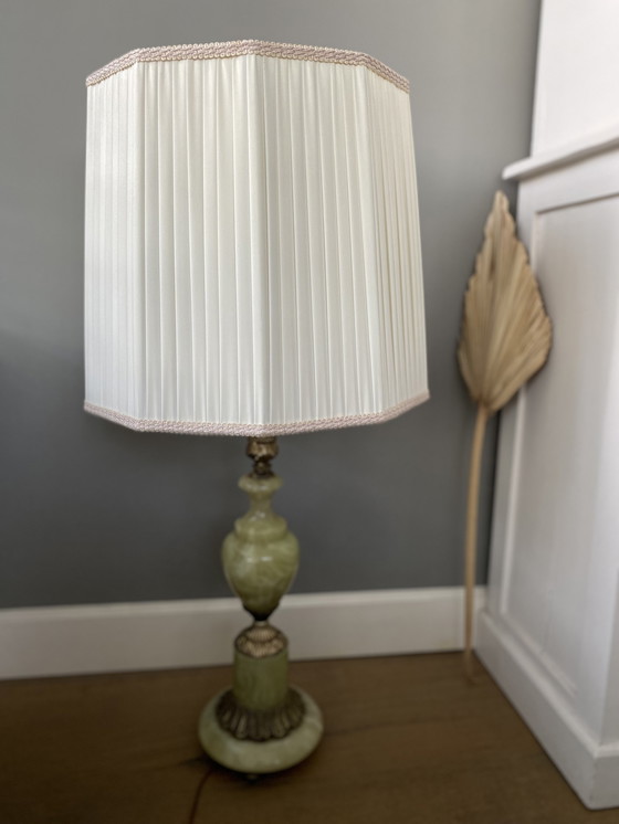 Image 1 of Onyx vintage lamp