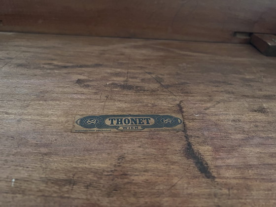 Image 1 of Thonet salontafel gebogen hout