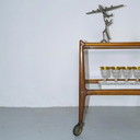 De Baggis italiaanse "Number 58" barwagen van Ico Parisi
