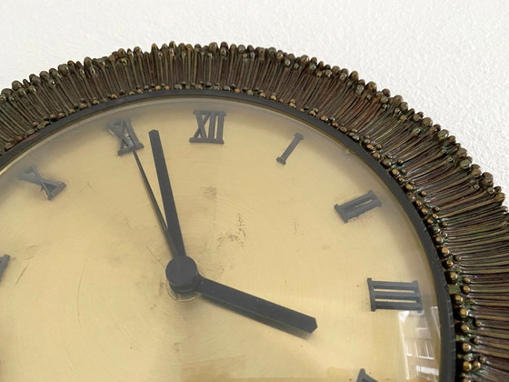 Image 1 of Vintage brutalistische wandklok