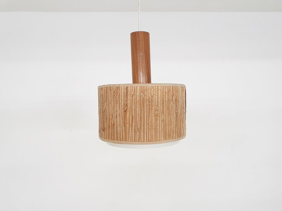 Image 1 of Skandinavisch moderne rotan hanglamp, jaren 60