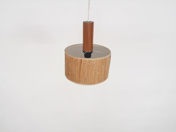 Image 1 of Skandinavisch moderne rotan hanglamp, jaren 60